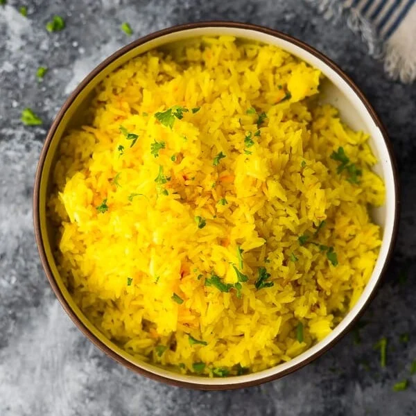 SAFFRON-FLAVOURED BASMATI RICE